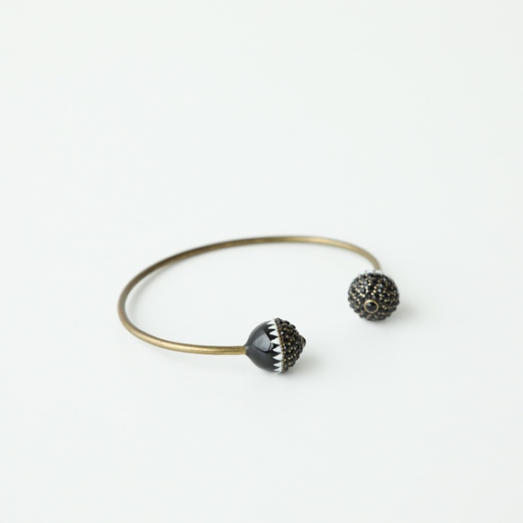 Isabel Marant Bronze Open Ball Cuff Bracelet - Picture 2 of 2
